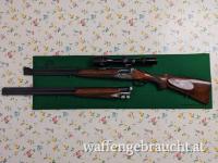 Kruschitz Bergstutzen 6,5x57 R 22 Magnum Bockflinte