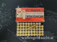 Hirtenberger .357 Magnum 50 Schuss Teilmantel Flachkopf