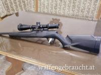 Savage B17 FV-SR im Kaliber .17HMR mit Bauer 4-14x44, Absehen 4 und Leuchtpunkt 