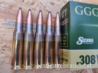 .308 Win 165gr oder 180gr SBT Sierra GameKing GGG Jagdkugelpatronen