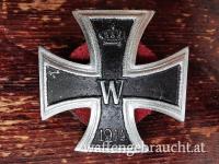 Eisernes Kreuz 1914 1. Klasse (Version Schraubscheibe) GEWÖLBT / UNMAGNETISCH = MARINE ??? 