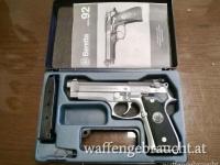 Beretta 92 FS Inox im Kaliber 9mm Para mit Transportkoffer und zweitem Magazin