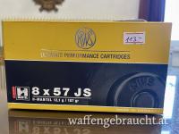 RWS im Kaliber 8x57JS H-Mantel mit 12,1g/187gr