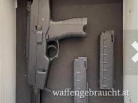 Steyr SPP Pistole mit 2 Magazinen