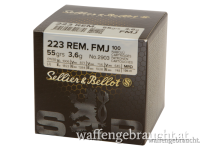 **Angebot** S&B .223 Rem 55gr 3,6g FMJ Schüttpackung 1000 Stück | www.waffen.shopping