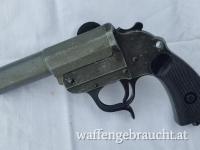 Original Wehrmacht WW2 Signalpistole / Leuchtpistole Modell Heer 1934 Zink Ausführung duv 42