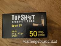 *RESERVIERT für Joh* TOPSHOT 22LR 40 GRS/2,6 GR BLACK EDITION SPORT SV 500 STK