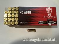 45 Auto / 45 ACP Fiocchi 200 grain FMJFN