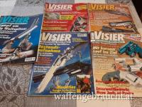 5 Stk Visier Waffenzeitschriften von 1993 bis 1999