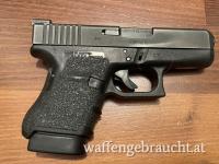 Glock 36, Cal. 45, 5 Magazine, Tru-Glo Visier, Box, Ghost-Feder Ca 100 Schuss Munition