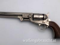 Wunderschöner voll gravierter Vorderlader Revolver (Perkussion) Colt Army Mod. 1851 im Kaliber .44