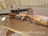 Franz Sodia Ferlach BBF im Kaliber 7x57R und 16/70 mit Bauer 4-14x44, Absehen 4 und Leuchtpunkt