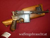 Pistole, Waffenfabrik Mauser - Oberndorf, Mod.: C96 M1912 der österreichischen k&k- Armee, Kal.: 7,63mm