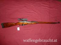 Repetierbüchse, Waffenfabrik Ishevsk, Mod.: russisches Scharfschützengewehr Mosin Nagant 1891/30 mit ZF „PU", Kal.: 7,62x54