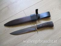 Jagdmesser, Hirschfänger, Saufänger, Klinge 19cm