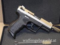 Schreckschuss/Gas/Signalwaffe Walther P22 nickel, Kal. 9mm P.A.K.,  € 129,-