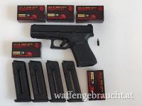 Glock 44 mit 4 Stück 10er Glock Magazinen und 250 Stück .22 Patronen von Geco