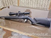 VERKAUFT! Savage B17 FV-SR im Kaliber .17HMR mit Bauer 4-14x44, Absehen 4 und Leuchtpunkt