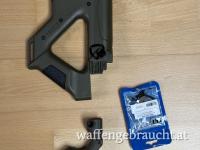 AK 47 HERA CQR GENI Schaft und HERA CQR G2 FRONT Griff