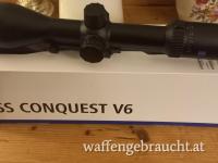 ZEISS Zielfernrohr Conquest V6 2,5–15x56 M /Schiene mit original Blaser Sattelmontage