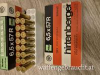 6,5x57 Hirtenberger HP Nosler 8,1g/125 grs