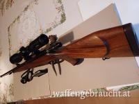 Jungjäger-Waffe-Steyr M 7x64 Luxus mit GW. 14x1  Lauf Org länge 60 cm- ZFR Neu mit Montage auf Picatinneschiene