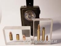 Bundesheer - ÖBH - ballistisches Modellset mit Lampe - 9mm - 223 -