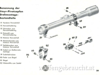 Zielfernrohr Hensoldt Diasta 4x32 - mit orig. Mannlicher Schönauer Steyr Schwenkmontage !!!