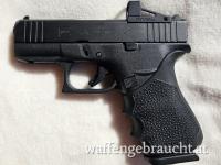 GLOCK 43X MOS Shield Combo Kal. 9x19mm MIT abnehmbarem HandALL Beavertail Grip Sleeve