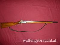 Büchse, Johann GRÖGER- Wiener Neustadt, Mod.: österreichischer Jägerstutzen M1807/54 mit perkussioniertem Kapselschloß