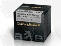 Sellier & Bellot Büchsenmunition .300 AAC Blackout 8g Full Metal Jacket Schüttpackung mit 100 St 