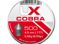 UX Cobra Diabolos 4,5 mm, Spitzkopf geriffelt, 0,52 g, 5x 500 St., Dose